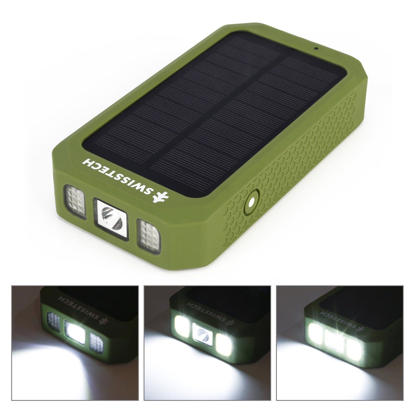 20000Mah Wireless Power Bank with Flashlight and IP54 Protection